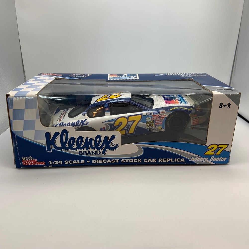 Racing Champions Kleenex 1:24 Scale Diecast Stock Car #27 Johnny Sauter Replica
